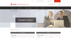 Desktop Screenshot of advisors1.scotiabank.com