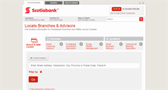 Desktop Screenshot of locator.scotiabank.com